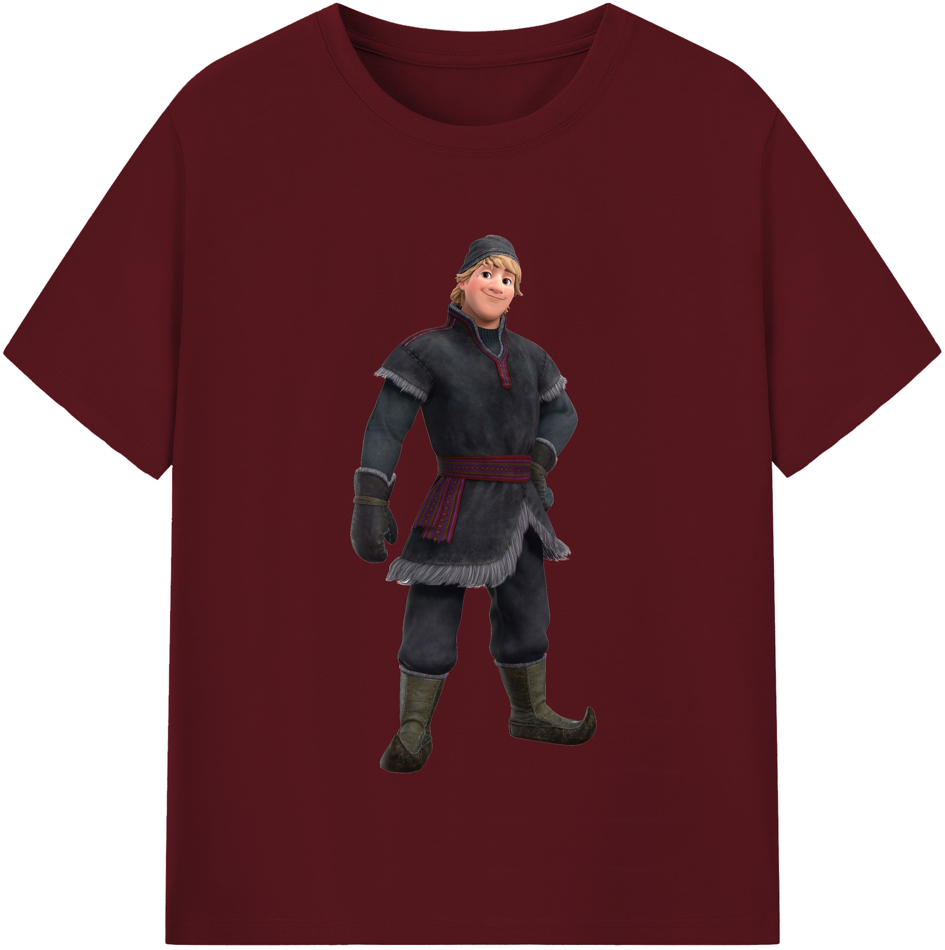 （画像用） アナと雪の女王 アンナ エルサ Frozen Anna Elsa 綿100％半袖Tシャツ（フロントプリント）